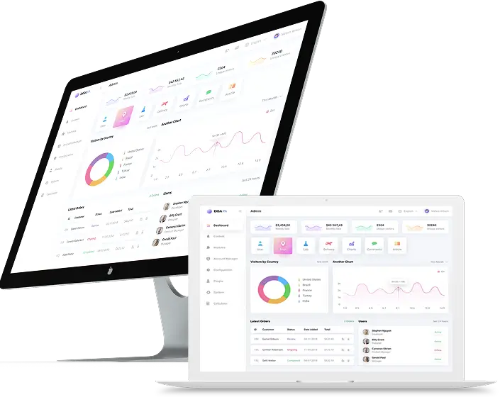 laptop and monitor image